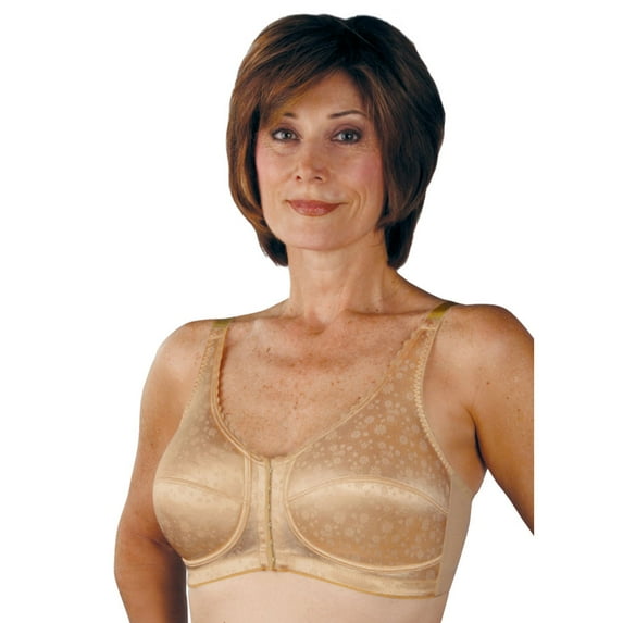Classique Post Mastectomy Front & Back Closure Bra 732 -42C - Nude