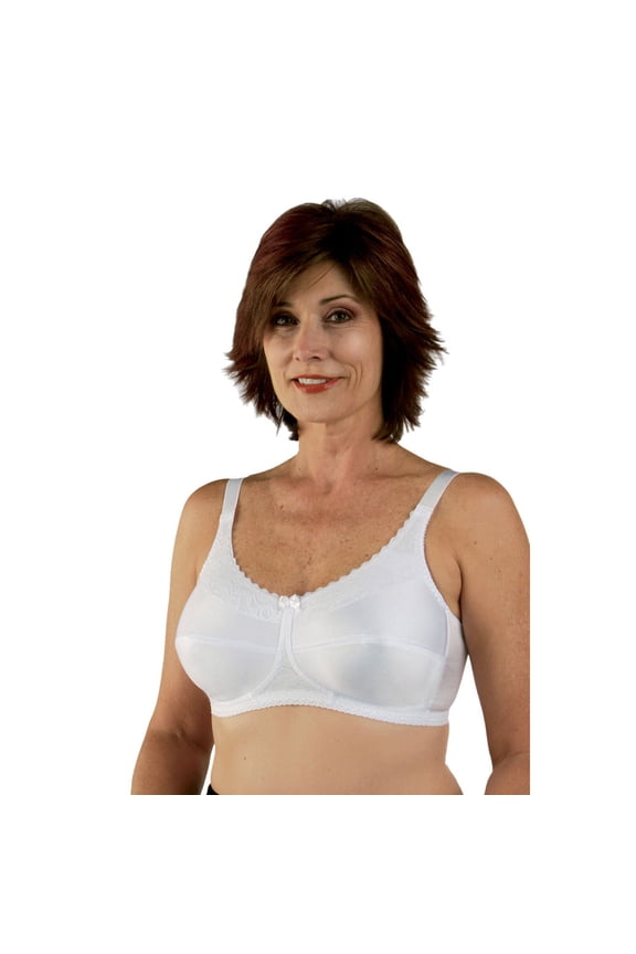 770 Post Mastectomy Fashion Bra - White - 36AA