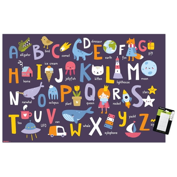 Classroom - Alphabet 2026 Wall Poster, 22.375" x 34"