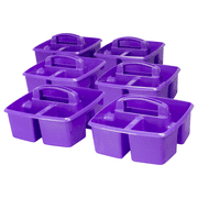 Classroom Art and Supplies Caddy, Purple (6 units/pack)