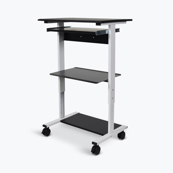 Classroom Basics STAND-WS30 Three-shelf Adjustable Stand Up Workstation