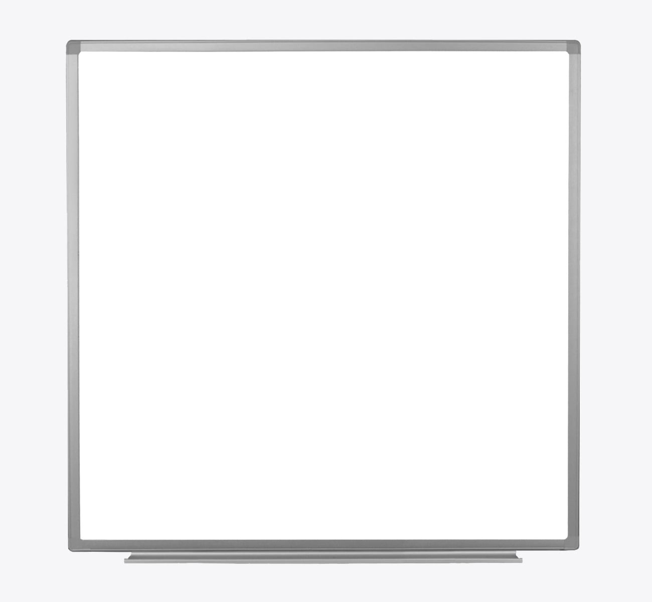 Classroom Basics WB4848W 48"W x 48"H Wall-Mounted Magnetic Whiteboard