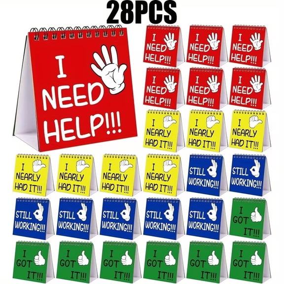 Classroom Behavior Chart Set - 28 Colorful Flip Chart Signs for Effective Behavior Management