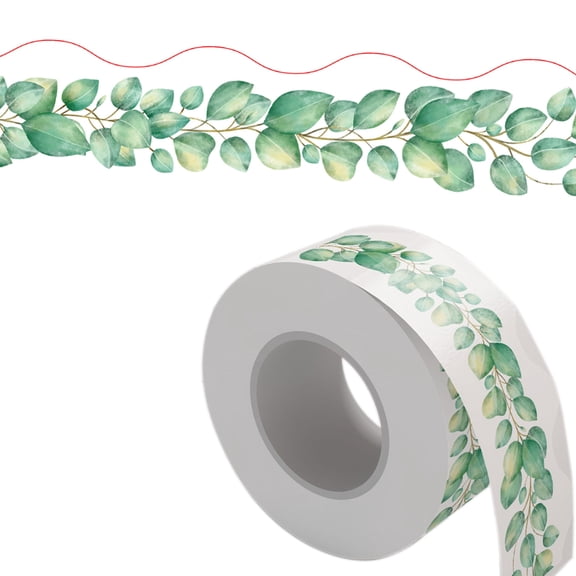 Classroom Bulletin Board Borders 65.6ft Eucalyptus Leaf Bulletin Board Border Classroom Decor