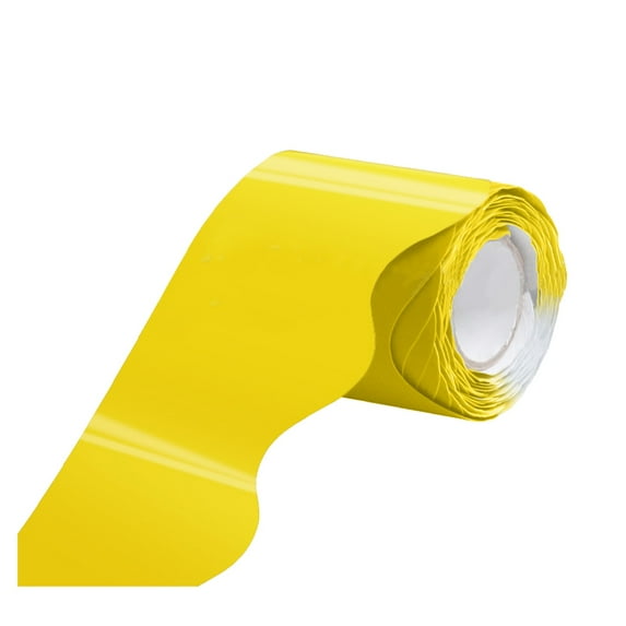 Classroom Bulletin Board Borders - Decorative Wave Trims, 1000x5.7cm, Paperboard, 6 Colors