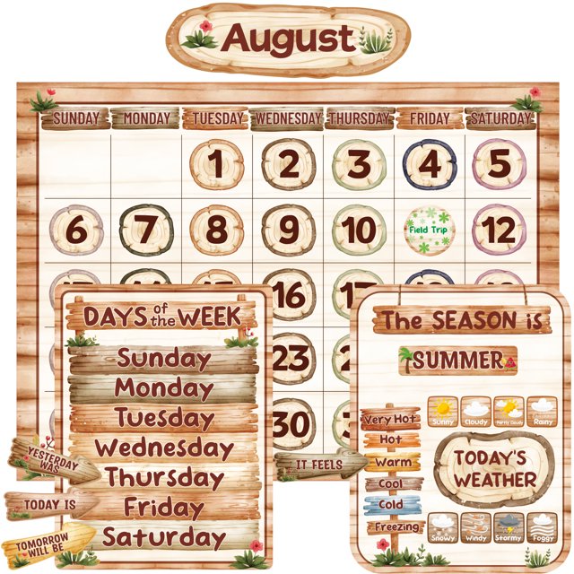 Classroom Calendar Bulletin Board Set Classroom Bulletin Board