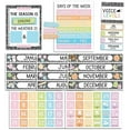 thumbnail image 1 of Classroom Calendar Set Bulletin Board Decor – School Calendar For Classroom Elementary & Preschool, Bulletin Board Decorations With Weather Chart & Seasons, Colorful Teacher Must Haves, 1 of 8