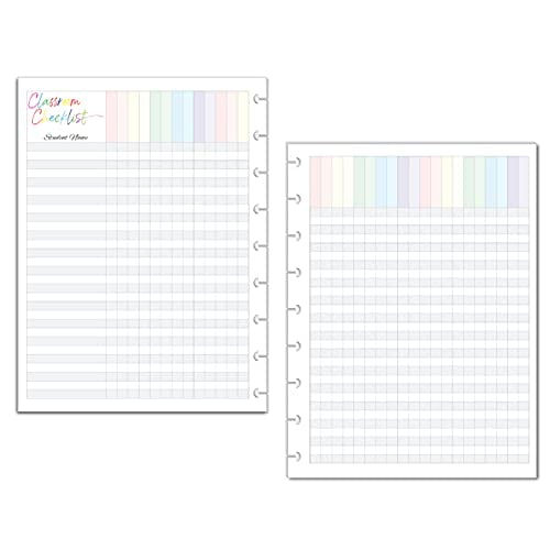 Classroom Checklist Refills for 9 Disc Happy Planners
