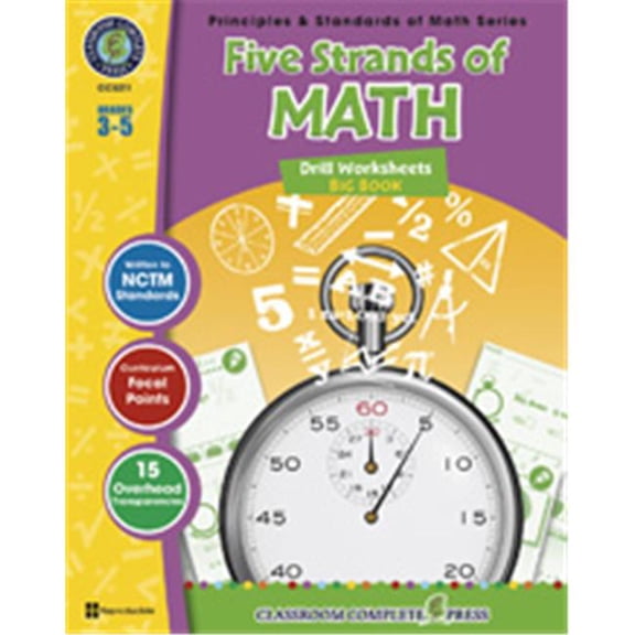 Classroom Complete Five Strands of Math - Drills Big Book - 3-5