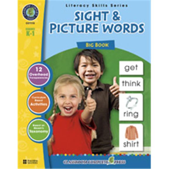Classroom Complete Press CC1115 Sight & Picture Words Big Book