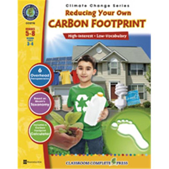Classroom Complete Press CC5778 Reducing Your Own Carbon Footprint - George Graybill