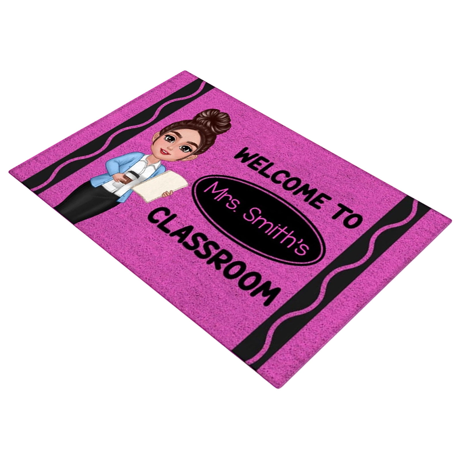Classroom Door Mat Teacher Crayon to Classroom Doormat Back to