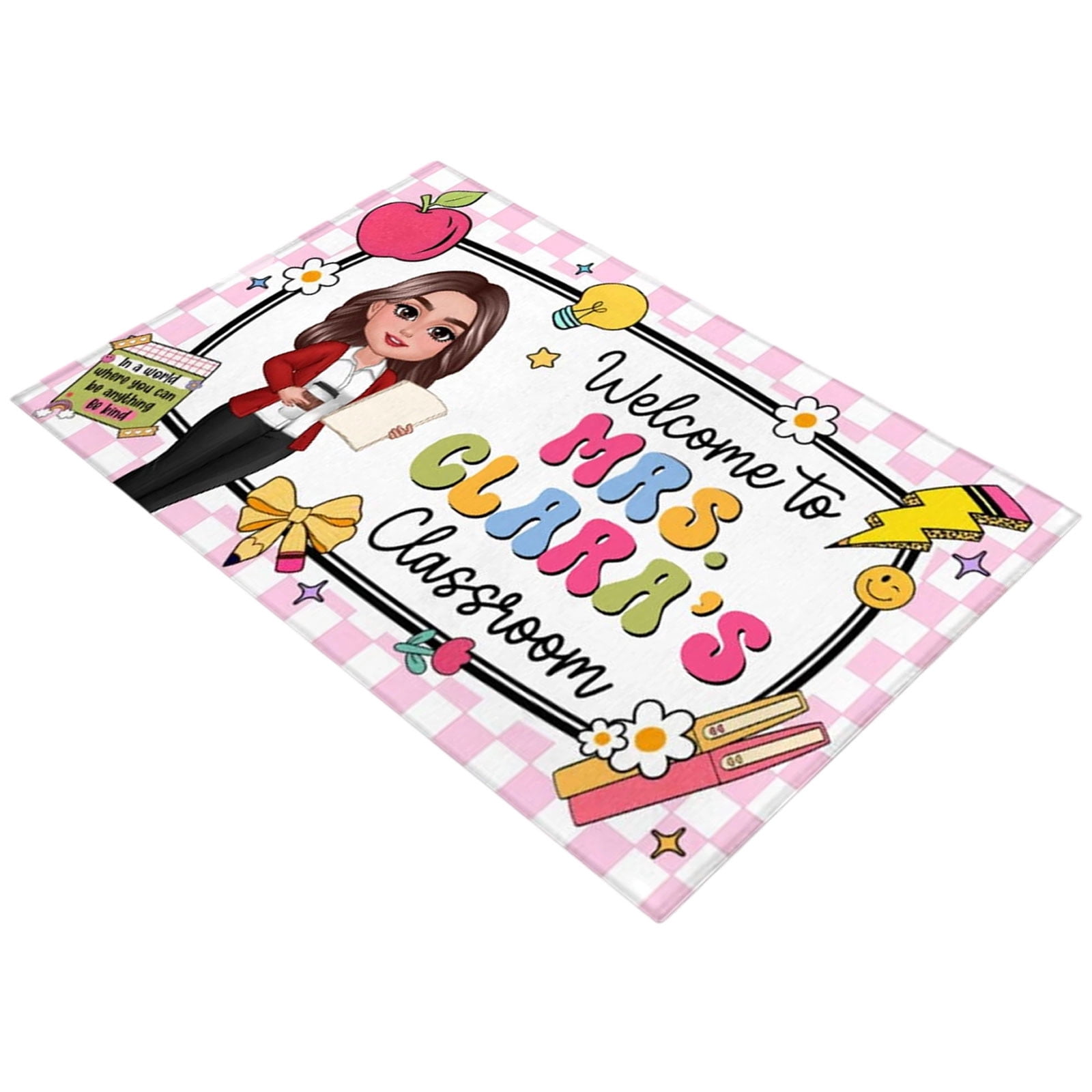 Classroom Door Mat Teacher Crayon to Classroom Doormat Back to