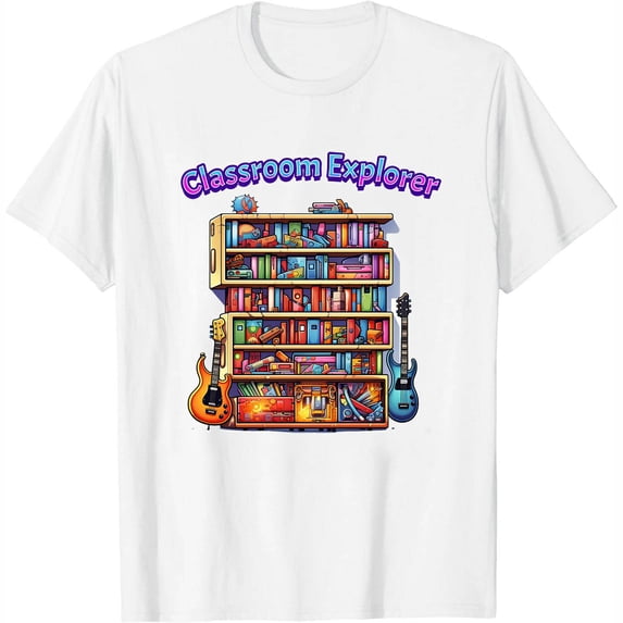 Classroom Explorer Back to School Gifts Cute and Chic Women's Graphic T-Shirt - Summer Essential for Fashionistas