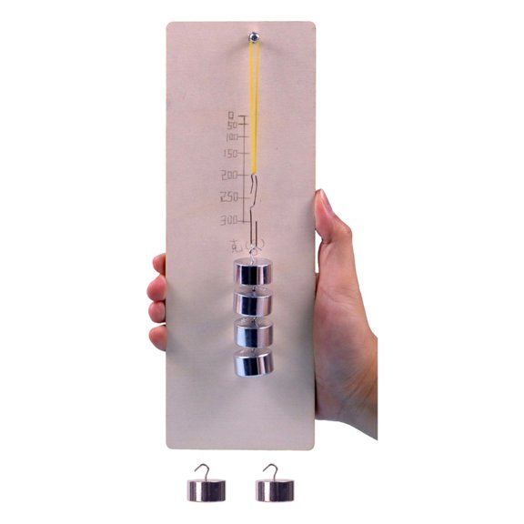 Classroom Force Demonstration Board for Physics Lessons, Handheld Scale-Marked Teaching Aid for Science Practice