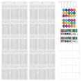 thumbnail image 1 of Classroom Headphone Storage Organizer W/ 30 Pockets, PVC Clear Classroom Pocket{, 1 of 9