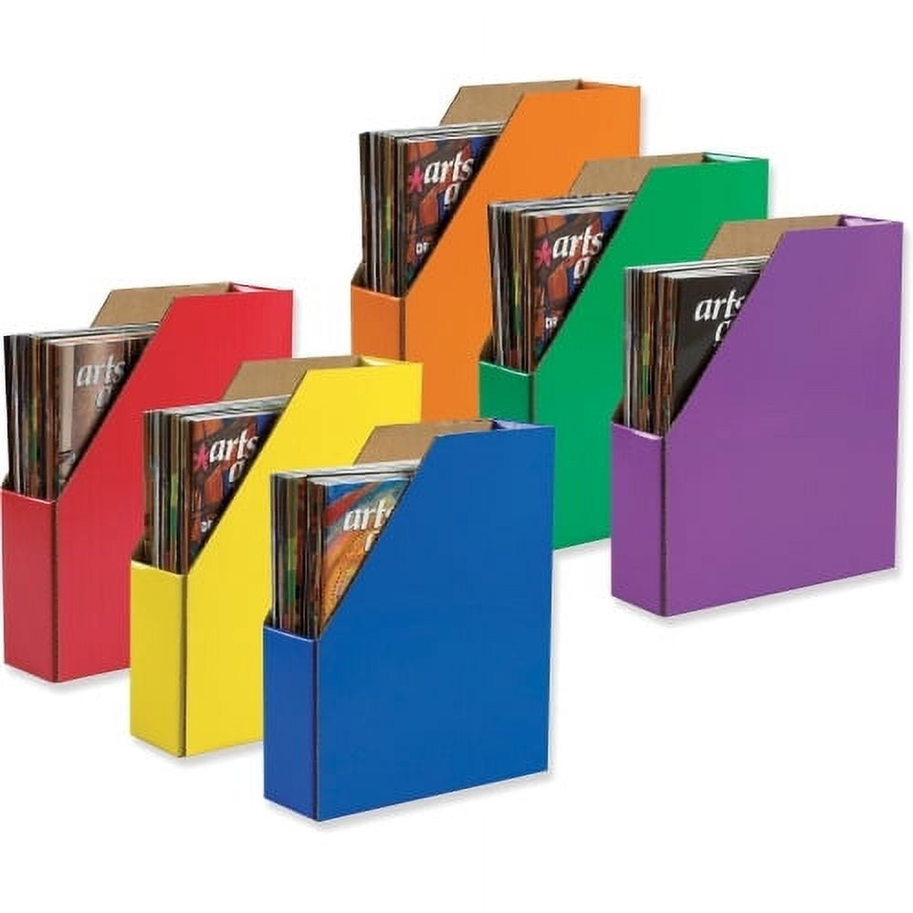 Classroom Keepers Magazine Holders - Assorted - Cardboard - 6 / Pack Classroom Keepers Magazine Holders - Assorted - Cardboard - 6 / Pack