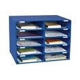 thumbnail image 1 of Classroom Keepers Sturdy Cardboard Mailbox, 10-Slot, Blue, 16-5/8"H x 21"W x 12-7/8"D, 1 Unit, 1 of 2