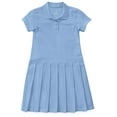 thumbnail image 1 of Classroom Little Girls Pique Polo Short Sleeve Pleated Skirt Dress, Size 6, 1 of 2
