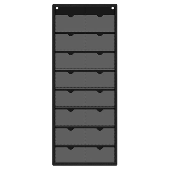 Classroom Must Have 16 Slot Clear PVC Display For Flashcards Lesson Plans And Task Management