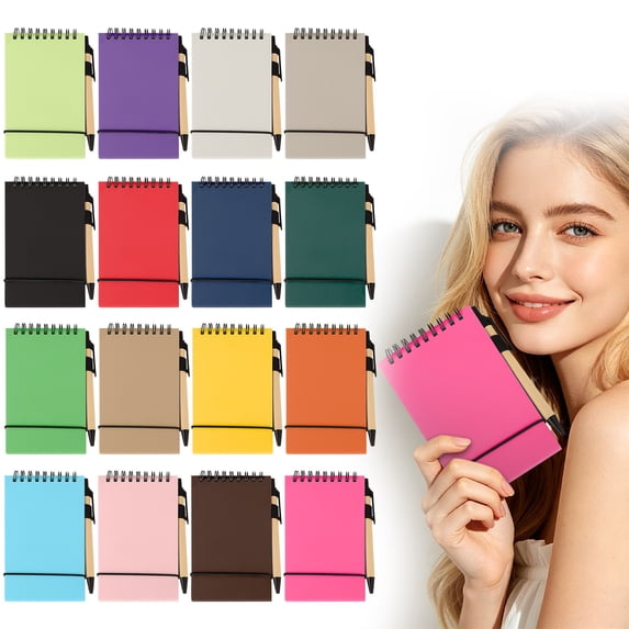Classroom Must Haves Pocket Notepad - 3x5 Inch Notebook with Built-in Pen, 50 Tearable Blank Sheets, Portable Mini Journal for Students, Teachers, Office Supplies, Studying Essentials 1pc