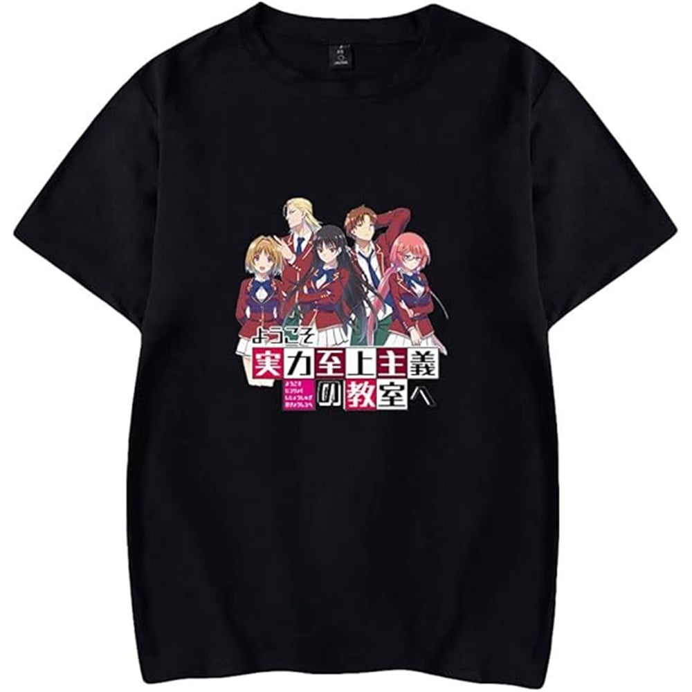 Classroom Of The Elite Merch T shirt Anime Print Short Sleeve Unisex classroom-of-the-elite-merch-t-shirt-anime-print-short-sleeve-unisex