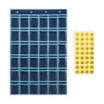 thumbnail image 1 of Classroom Pocket Chart Card Pocket Organizer Multifunctional with 36 Pockets Classroom Hanging Organizer for Closet Home Children's Literacy Navy Blue, 1 of 8