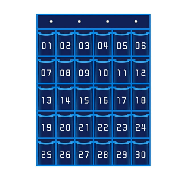 Classroom Pocket Chart,Classroom Pocket Chart for cellphones organizer,Calculators Holder Wall