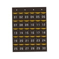 thumbnail image 1 of Classroom Pocket Chart Hanging Organizer for Cellphones Storage Bag Pocket Organizer for Closet Dormitory Children's Literacy Gray 30 Pockets, 1 of 8
