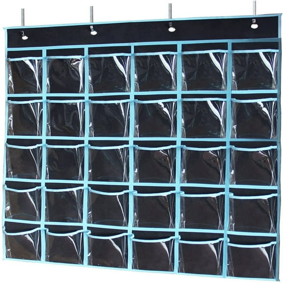 Classroom Pocket Chart for Cell Phones Calculators, 9/20/30/36 Clear Pockets