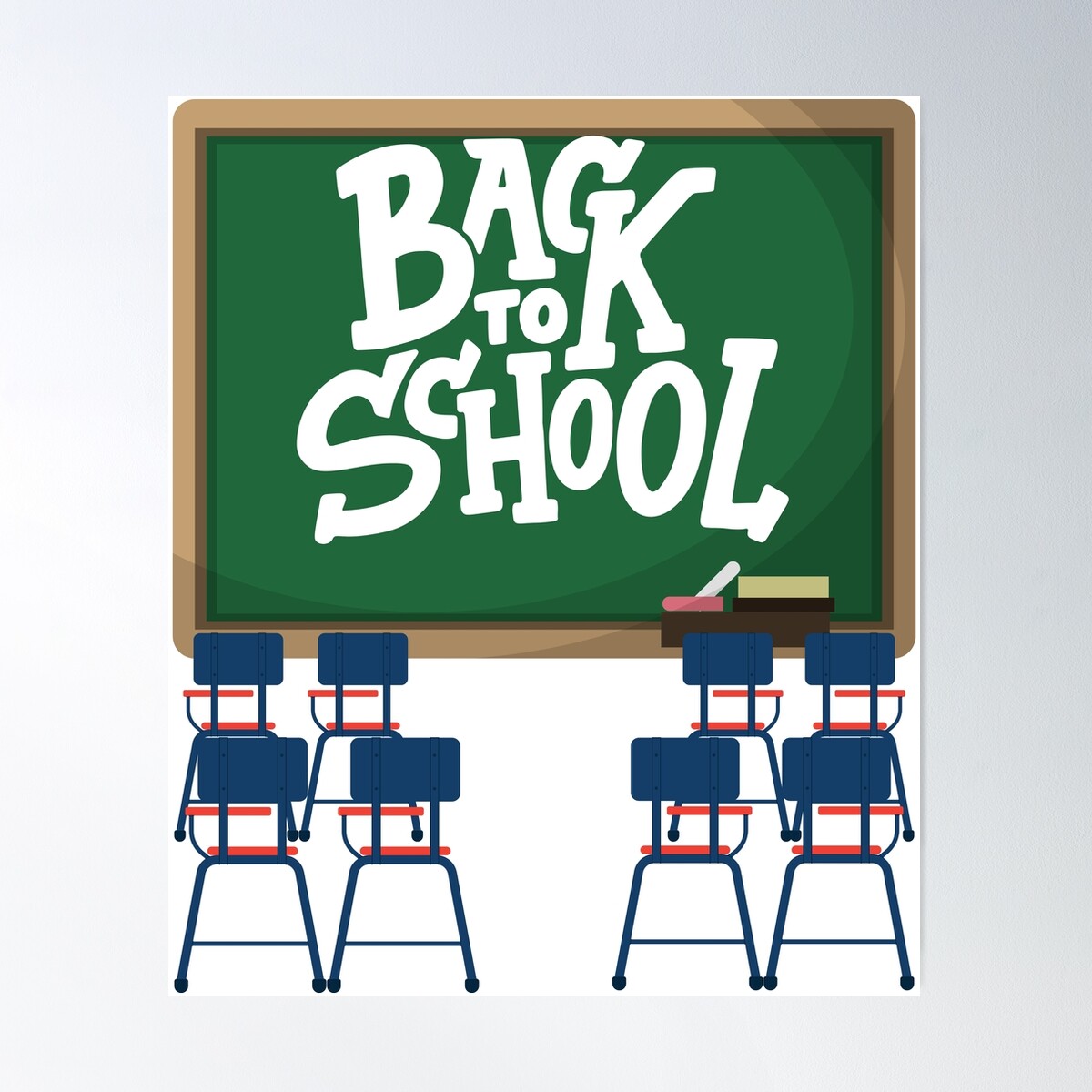 Classroom Poster Wall Art, Modern Wall Decor For Living Room Bedroom ...