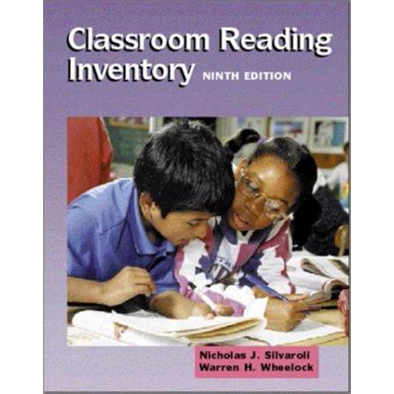Pre-Owned Classroom Reading Inventory (Spiral-bound) 0072322403 9780072322408