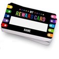 Classroom Reward Card / 100 Star Student Behavior Goal Cards / 2" x 3.5