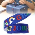 thumbnail image 1 of Classroom Ribbon for Crafts, Back to Classroom Graduation ABC Pencil Ribbons Ruler Teacher Ribbons, Classroom Decoration Fabric Decorative Ribbon for Wreath Bows, Gift Wrapping, DIY Crafts, Style C, 1 of 9
