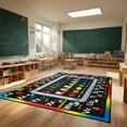 thumbnail image 1 of Classroom Rugs For Preschool, Daycare Rug For Classroom,Large Classroom Rug Elementary,Learning Alphabet Educational Rugs For Kids Playroom, Nursery 3x5ft, 1 of 6