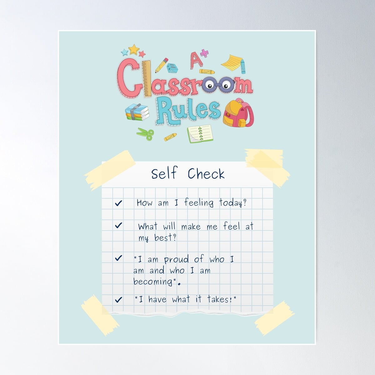 Classroom Rules - A Checklist To Help Students And Teachers Have A ...