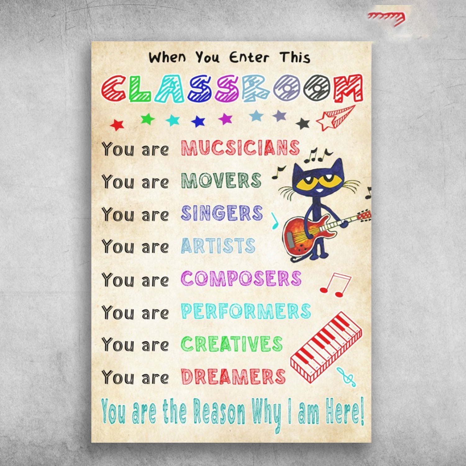 Classroom Rules - When You Enter This Classroom, You Are Musicians, You ...