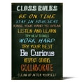 thumbnail image 1 of Classroom Rules sign chart LAMINATED by Teachers for students learning in school study hall, 1 of 3