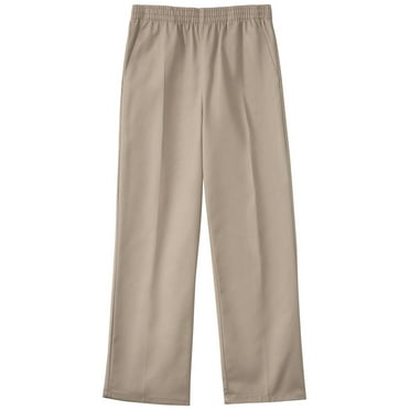 Classroom School Uniform Unisex Pull-On Pant for Adults, Youth, Child with two Pockets