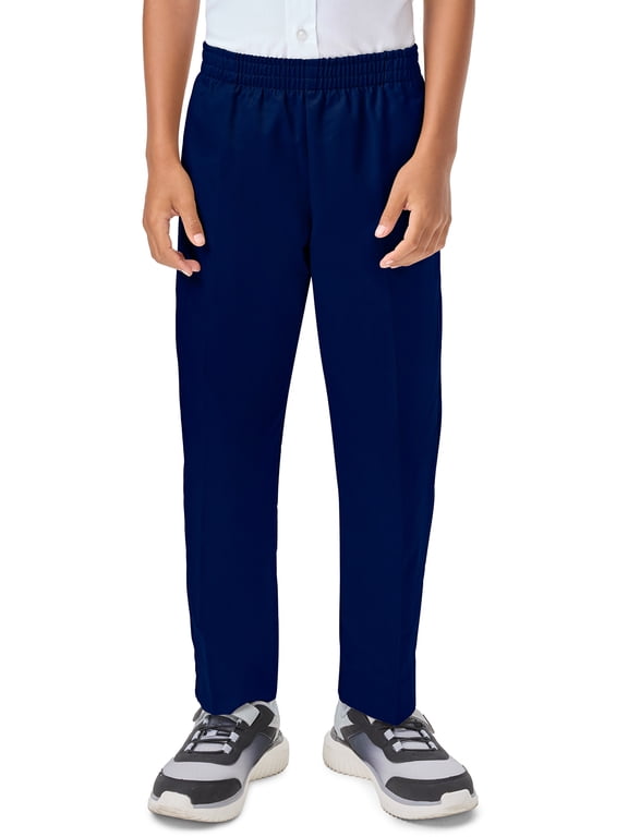 Uniforms Pull-On Pant with Boxer Elastic Waistband for Girls and Boys