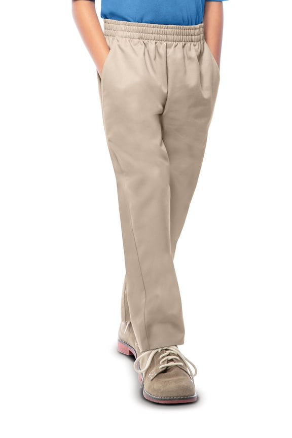 Uniforms Pull-On Pant with Boxer Elastic Waistband for Girls and Boys