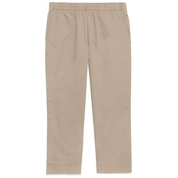 Classroom Uniforms Pull-On Pant with Boxer Elastic Waistband for Girls and Boys