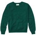 thumbnail image 1 of Classroom School Uniforms Adult Long Sleeve V-Neck Sweater 56704, S, Hunter, 1 of 3