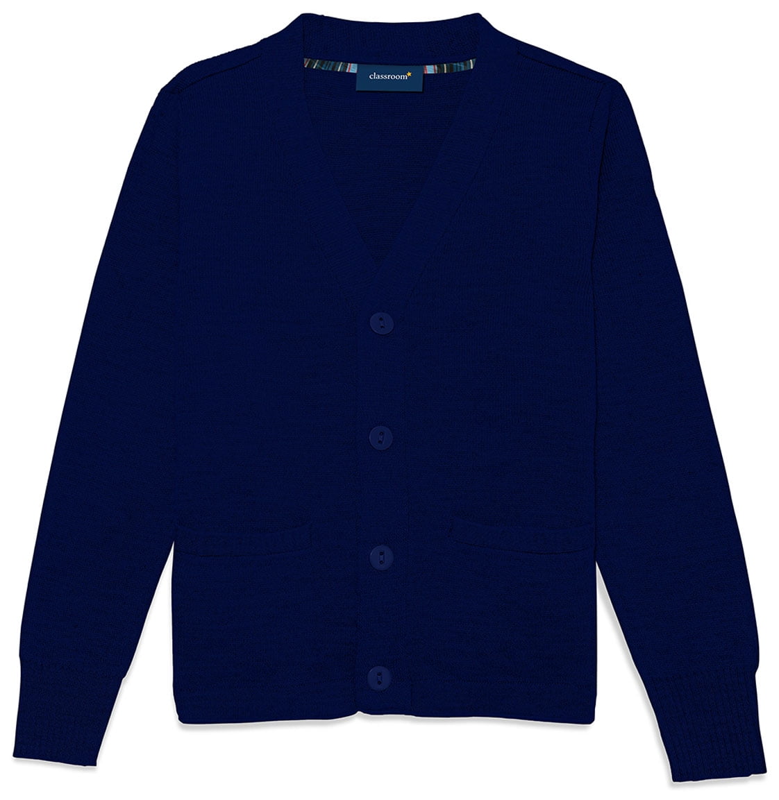 Classroom School Uniforms Adult Cardigan Sweater 56434, XL, Dark