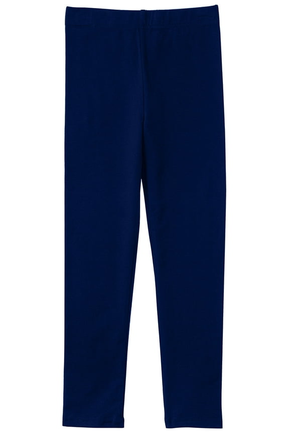 School Uniforms Adult Elastic Waist Leggings 59414, L, Dark Navy