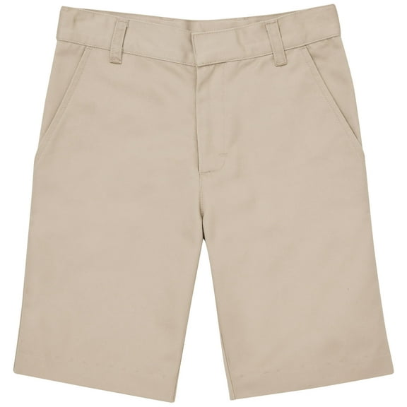 Classroom School Uniforms Adult Flat Front Shorts CR203X, 33, Khaki