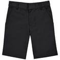 thumbnail image 1 of Classroom School Uniforms Adult Flat Front Shorts CR203X, 42, Black, 1 of 3