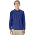 thumbnail image 1 of Classroom School Uniforms Adult Long Sleeve Pique Polo CR835X, M, SS Royal, 1 of 7