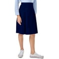 thumbnail image 1 of Classroom School Uniforms Girls Longer Length Kick Pleat Skirt, 1 of 6
