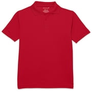CLASSROOM School Uniforms Adult Moisture Wicking Polo CR860X, L, Red